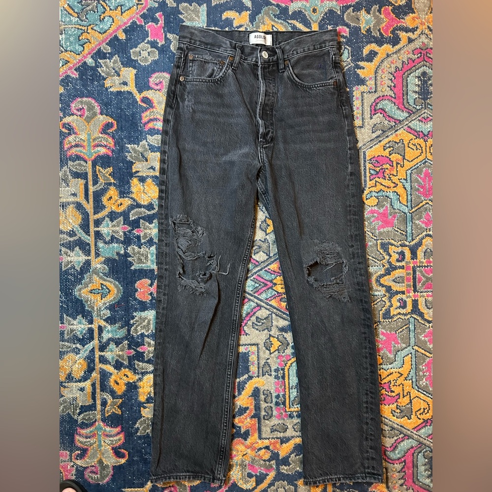 AGOLDE 90’s Distressed Denim